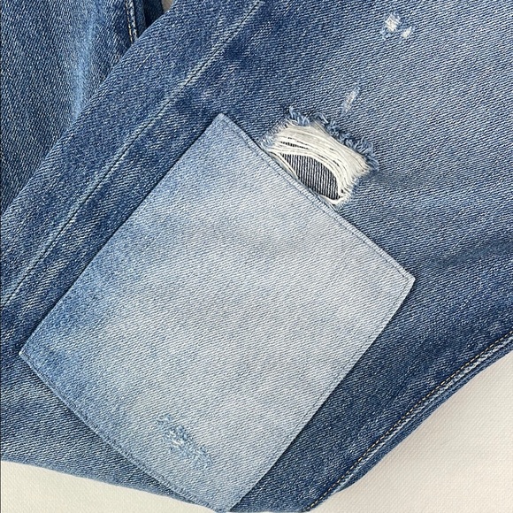 Polo by Ralph Lauren Blue Relaxed Straight Cropped Jeans - Picture 2 of 7